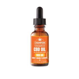 Full Spectrum High-Potency Organic CBD Oil Sweet Orange Flavor