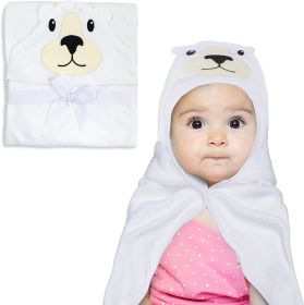 PUREVACY Kids Hooded Towel with Elephant Face. Large Child Blanket with Pink Ears for Girls. Soft Cotton Gift for Newborns; Infants; Toddlers. Baby Su