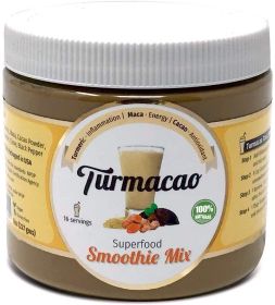 TURMACAO ‚Äì Smoothie/Latte Mix- Unsweetened & Caffeine Free Infusion ‚Äì Curcumin & Antioxidant-Rich Drink ‚Äì Ideal for Hot & Cold Beverages ‚Äì Rec