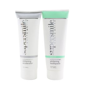 Extra White Professional Extra Whitening System (Premium Set) - Triple Mint : Accelerator 198.5g + Toothpaste 198.5g