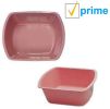 Polypropylene Wash Basins 6 Quart. Pack of 50 Graduated Rectangular Portable Dishpan