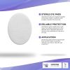 Dukal Eye Pads. Pack of 50 Sterile Pads for Eye Protection. Conforming Eye Pads 2 1/8" x 2 5/8". Oval Cotton Eye Pads with Thick Cotton Filler. Medica