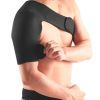 Shoulder Support Brace Rotator Cuff Support Wrap Strap Compression Therapy Sleeve with Adjustable Straps for Arthritis Bursitis Tendonitis Arm AC Join